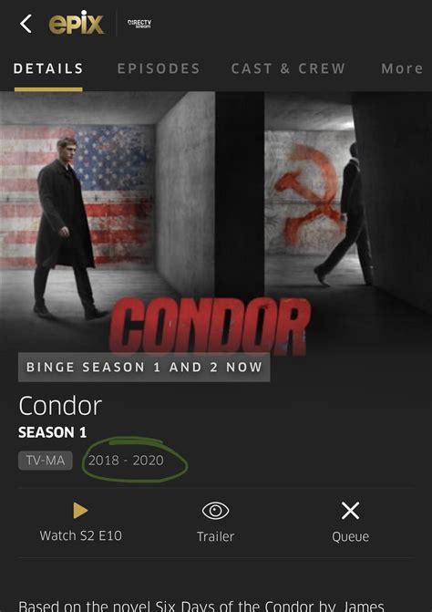 condor tv series cancelled